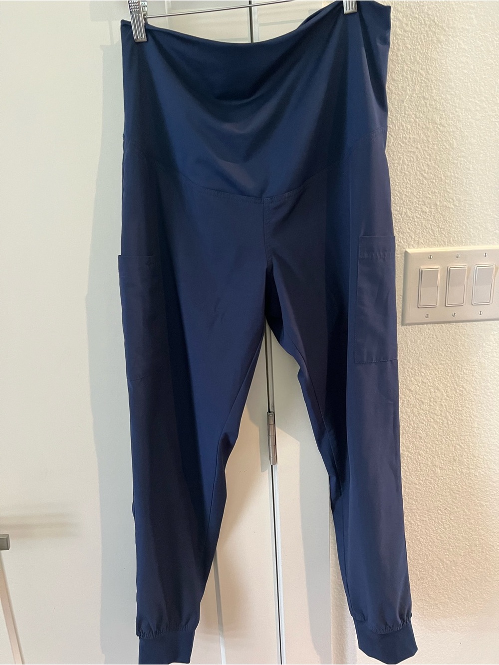 Maternity Med Couture Navy Scrub Pants - Navy